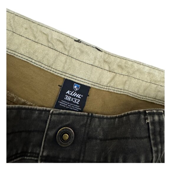KUHL Vintage Patina Dye Outdoor Designer Casual Denim Jeans Mens 38x32 - Picture 3 of 8